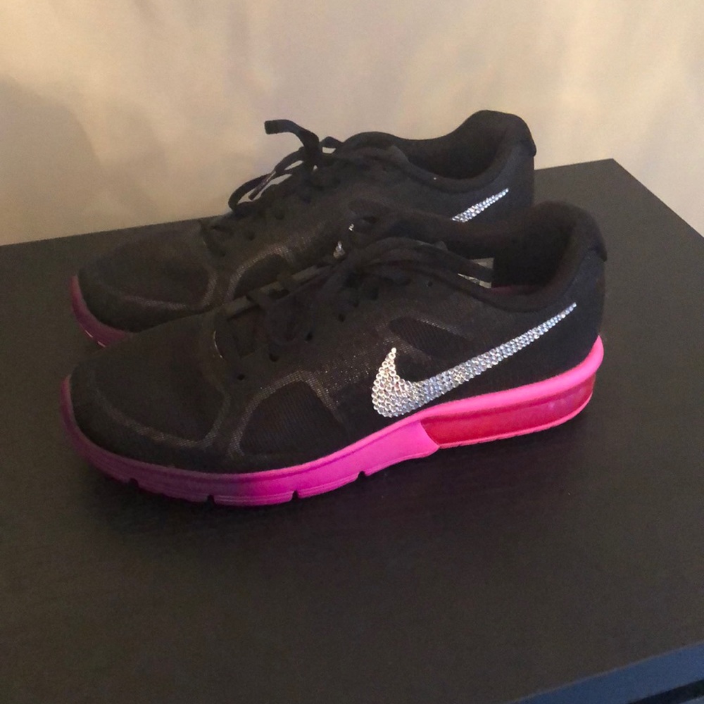 Blinged out Swarovski Nikes